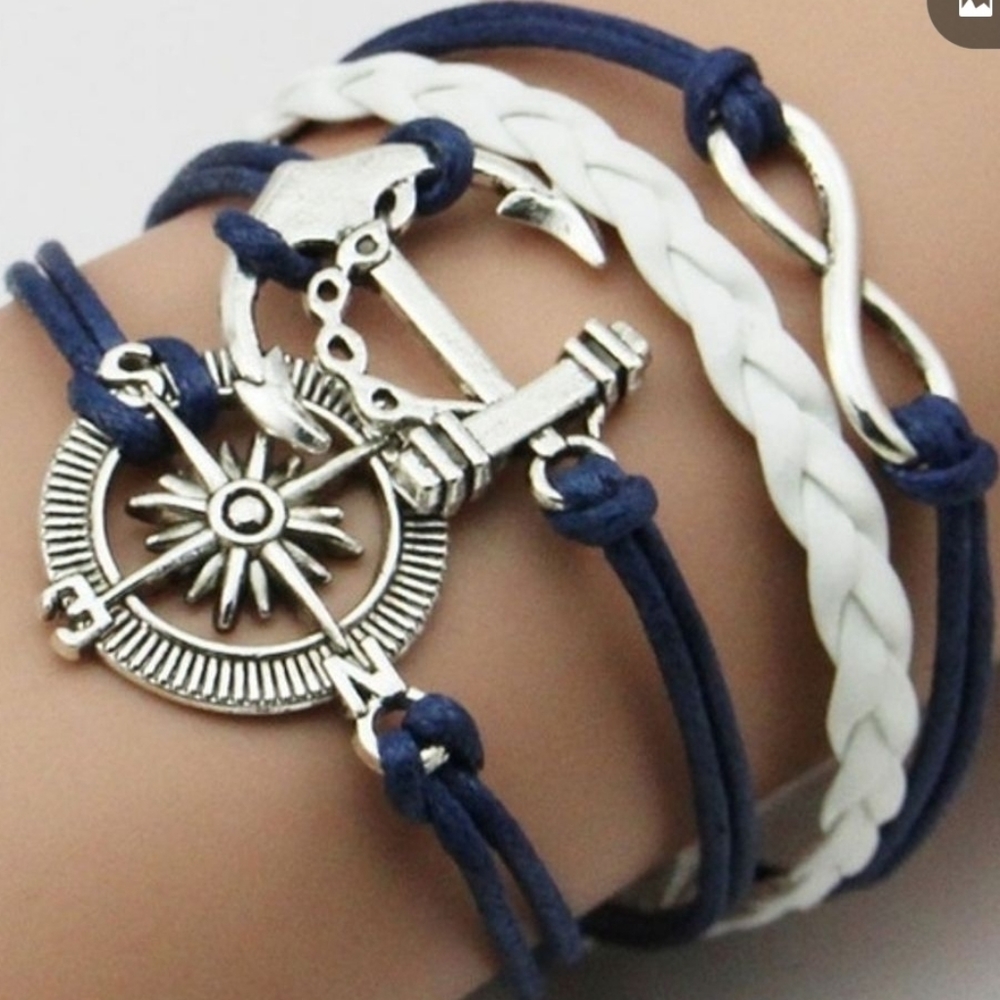 Ship, wheel Rudder Infinity, Love Anchor ⚓💙⚙♾